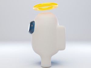among us angel halo character 3D-Modell
