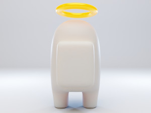 among us angel halo character 3D-Modell