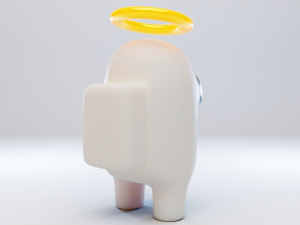 among us angel halo character 3D-Modell