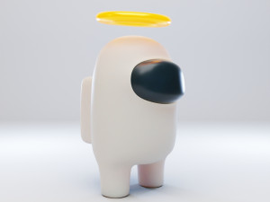 among us angel halo character 3D-Modell