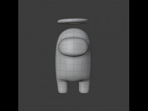 among us angel halo character 3D-Modell