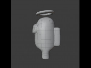 among us angel halo character 3D-Modell