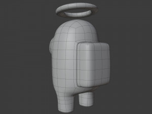 among us angel halo character 3D-Modell