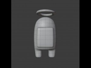 among us angel halo character 3D-Modell