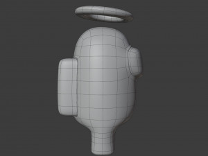 among us angel halo character 3D-Modell