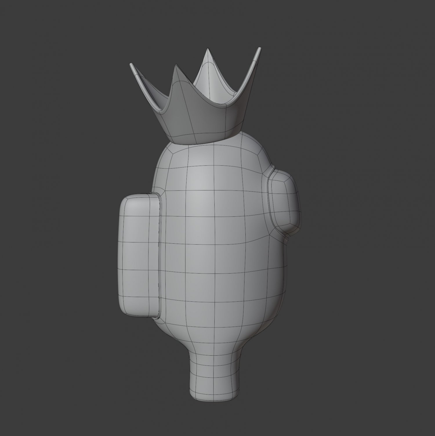 Among Us Crown Character 3d Model In Alien 3dexport