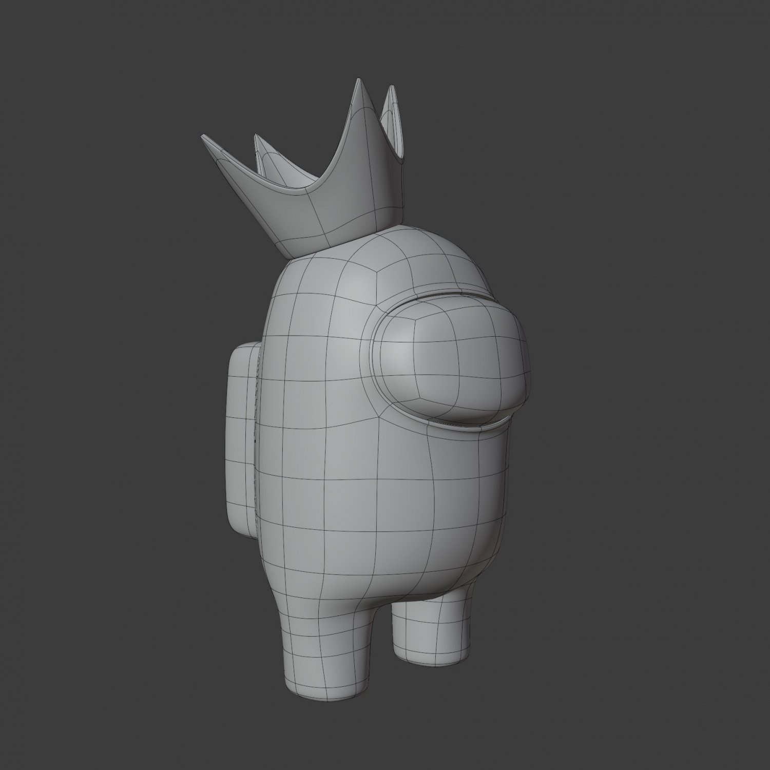 Among Us Crown Character 3d Model In Alien 3dexport
