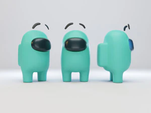 di antara kita karakter alis Model 3D