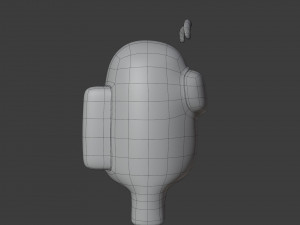 among us eyebrows character 3D Model