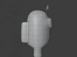 among us eyebrows character 3D Model