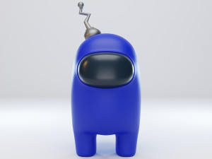 among us antenna character 3Dモデル