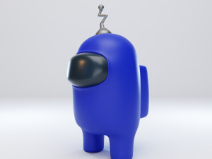 among us antenna character 3Dモデル