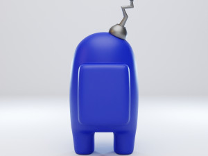 among us antenna character 3Dモデル