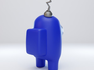 among us antenna character 3Dモデル