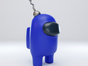 among us antenna character 3Dモデル