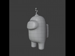 among us antenna character 3Dモデル