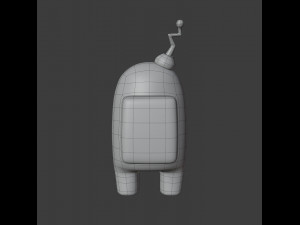among us antenna character 3Dモデル