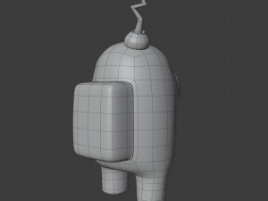 among us antenna character 3Dモデル