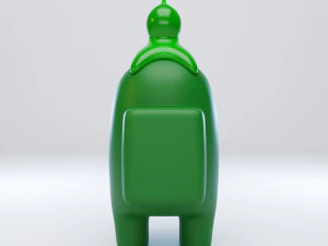 among us brain slug character 3D Model