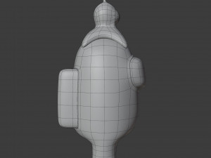 among us brain slug character 3D मॉडल
