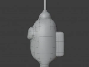 among us plunger character 3D Model
