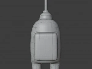 among us plunger character 3D Model