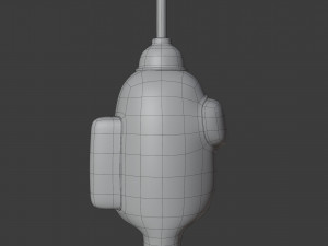 among us plunger character 3D Модель