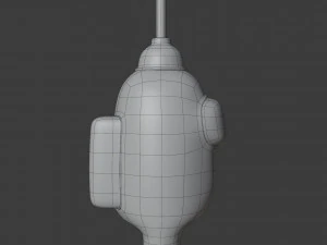 among us plunger character 3D Model
