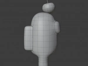 among us cherry hat character 3D Model