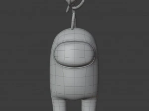 among us stickmin figure character 3D Model