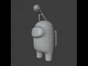 among us stickmin figure character 3D Model