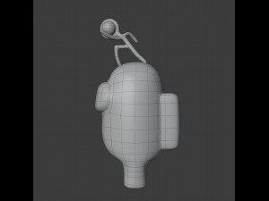 among us stickmin figure character 3D 模型