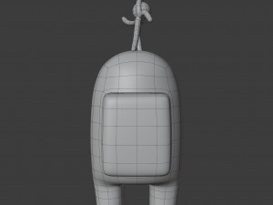 among us stickmin figure character 3D 模型