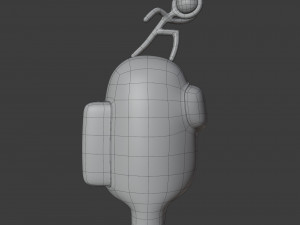 among us stickmin figure character 3D 模型