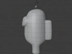 among us plant hat character 3D Model