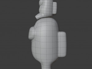 among us mini crewmate character 3D 모델