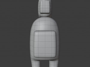 among us mini crewmate character 3D 모델