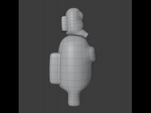 among us mini crewmate character 3D 모델