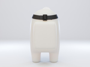 among us head reflector character Modelo 3D