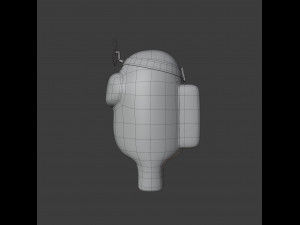 among us head reflector character Modelo 3D