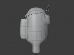 among us head reflector character Modelo 3D