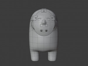among us hockey mask character 3D-Modell