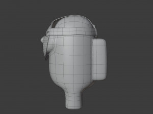 among us hockey mask character 3D-Modell