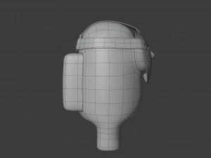 among us hockey mask character 3D Model