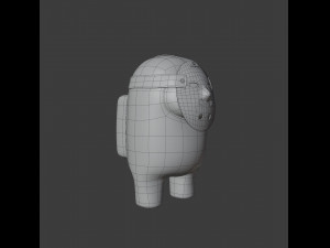 among us hockey mask character 3D-Modell