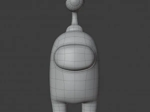 among us eyeball lamp character 3D Model