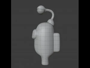 among us eyeball lamp character 3D Model
