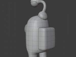 among us eyeball lamp character 3D Model