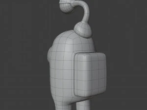 among us eyeball lamp character 3D Model
