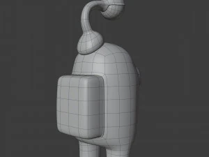 among us eyeball lamp character 3D Model